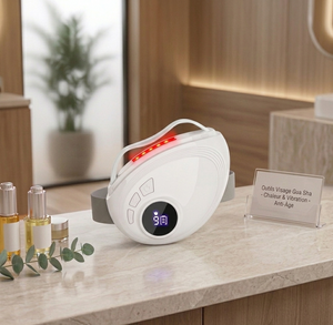 Appareil de Massage Facial Liftant 3-en-1 : Chaleur, Vibration & Thérapie LED